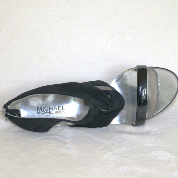 Michael Kors 3” Black Suede Heels - Picture 5 of 6